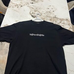 Balenciaga Black Short Sleeve Tee